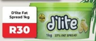 1UP D'Lite Fat Spread 1kg offer