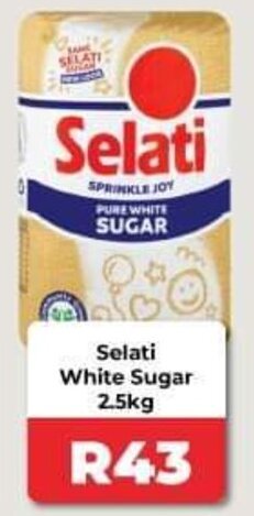 1UP Selati White Sugar 2,5kg offer