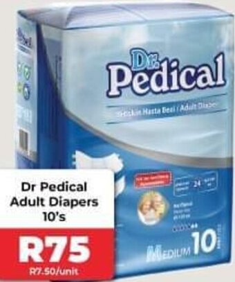 1UP Dr Pedical Adult Diapers 10's offer