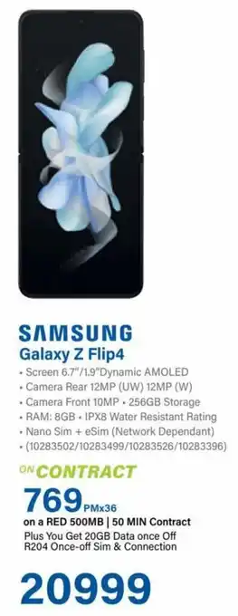 Incredible Connection Samsung Galaxy Z Flip4 offer