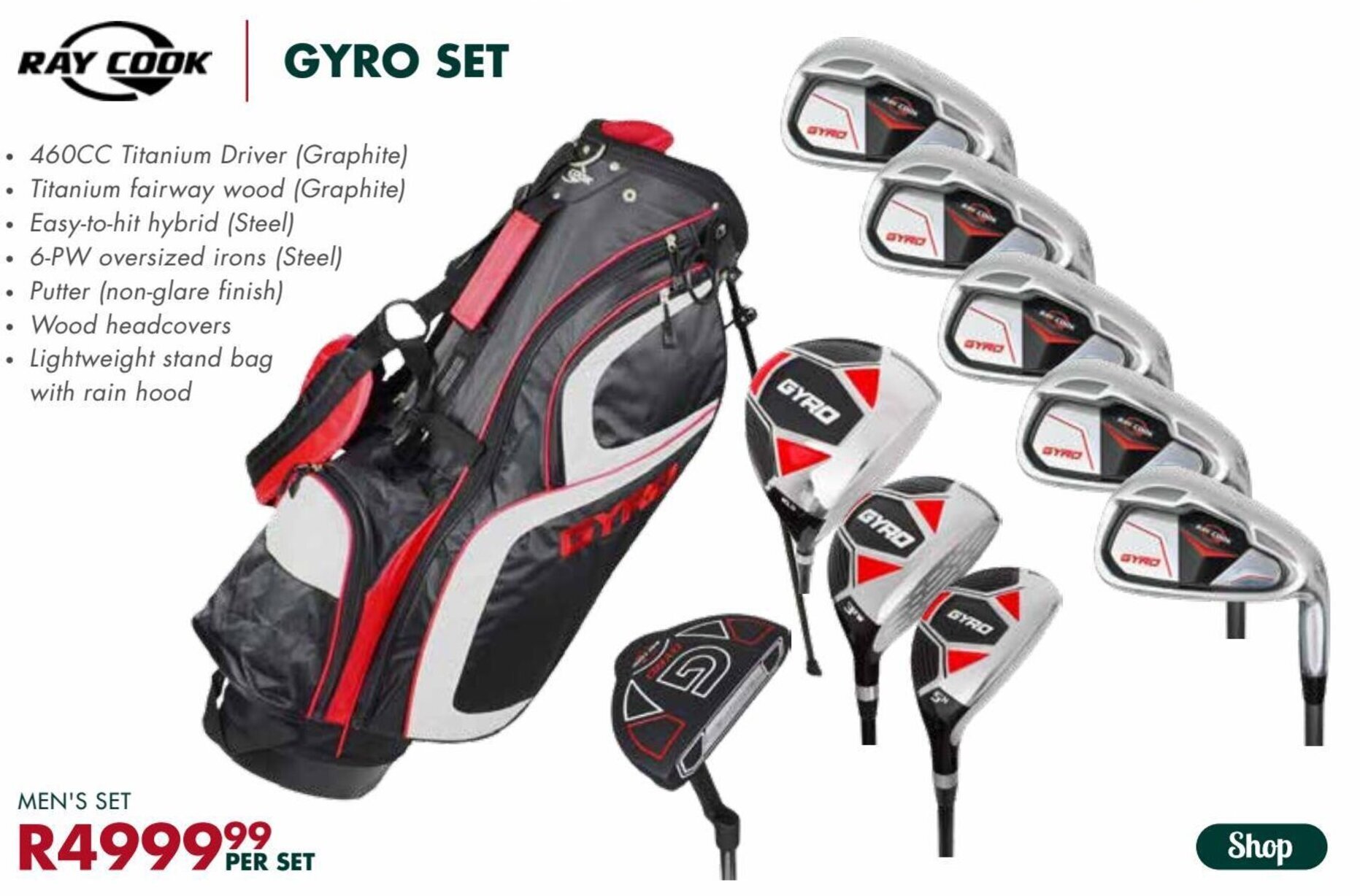 Ray Cook Gyro Set Men's Set offer at The Golfers Club