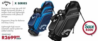 The Golfers Club Callaway x Series Stand Bag offer