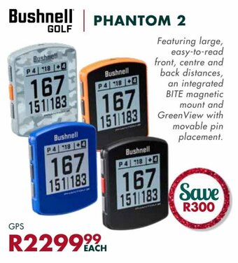 Bushnell Golf Phantom 2 GPS