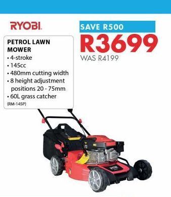 Petrol lawn mower