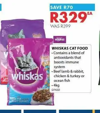 Whiskas cat food