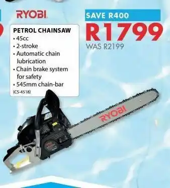 Chamberlain Petrol chainsaw offer
