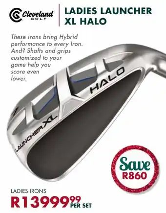 Cleveland Golf Ladies Launcher XL Halo Ladies Irons