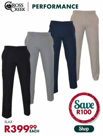 The Golfers Club Cross Creek Performance Slax offer