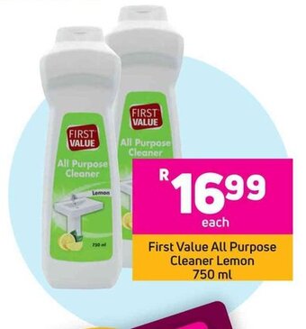 Game First Value All Purpose Cleaner Lemon 750ml offer
