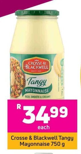 Game Crosse & Blackwell Tangy Mayonnaise 750g offer