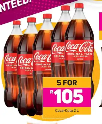 Game Coca-Cola 5 x 2L offer