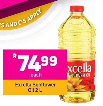 Game Excella Sunflower Oil 2L offer