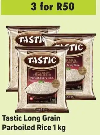 Game Tastic Long Grain Parboiled Rice 3x1kg offer