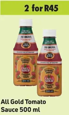 Game All Gold Tomato Sauce 2 x 500ml offer