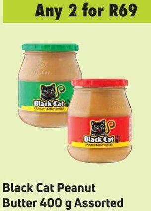 Game Black Cat Peanut Butter 400g Assorted offer