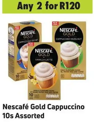 Game Nescafé Gold Cappuccino Assorted 10s offer