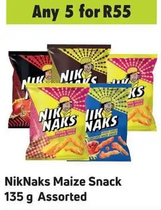 Game NikNaks Maize Snacks 135g Assorted offer
