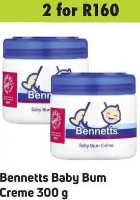 Game Bennetts Baby Bum Creme 2x300g offer