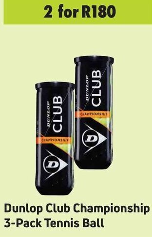 Game Dunlop Club Championship 3-Pack Tennis Ball offer
