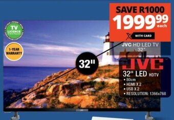 JVC HD LED TV 32"