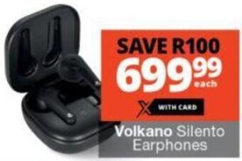 Checkers Volkano Silento Earphones offer