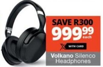 Checkers Volkano Silenco Headphones offer