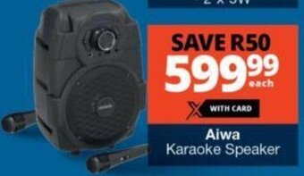 Checkers Aiwa Karaoke Speaker offer