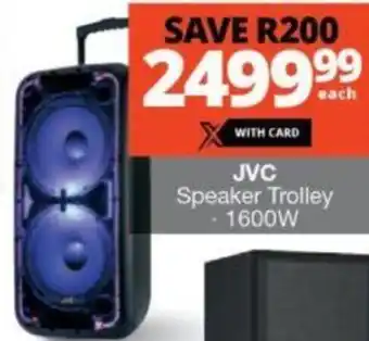 Checkers JVC Speaker Trolley 1600W offer