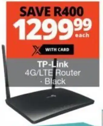 Checkers TP-Link 4G/LTE Router Black offer