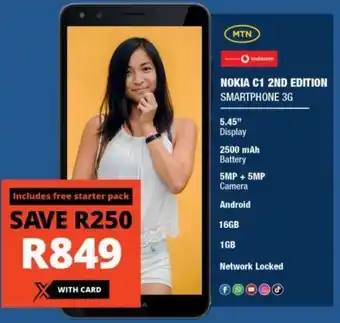 Checkers Nokia C1 @nd Edition Smartphone 5,45" offer