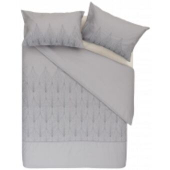 Sheraton sicily duvet cover set grey sk