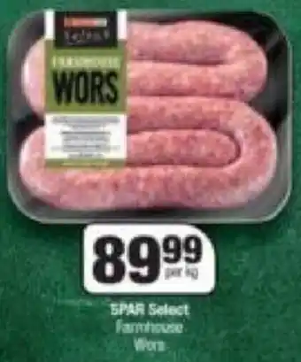 SuperSpar Spar Select Wors offer