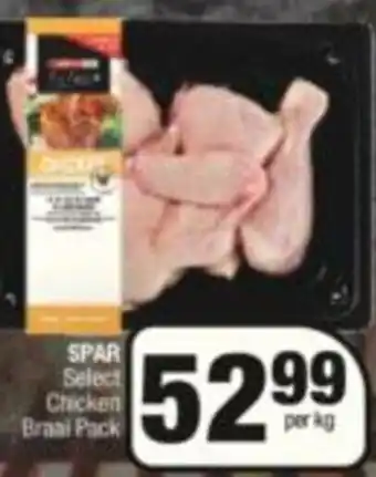 KwikSpar Spar Select Chicken Braai Pack offer