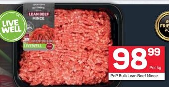 Pick n Pay PnP Bulk Lean Beef Mince offer