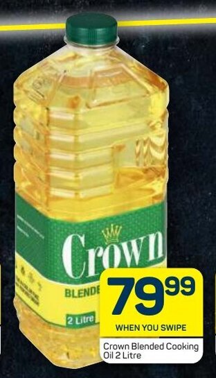 Pick n Pay Crown Blended Cooking Oil 2L offer