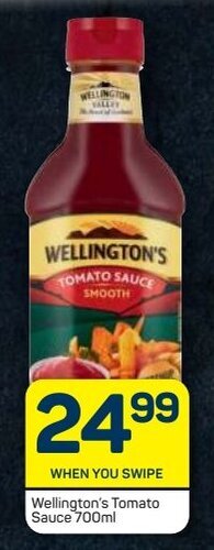 Pick n Pay Wellington's Tomato Sauce 700ml offer
