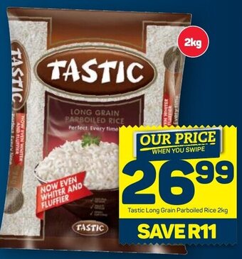 Pick n Pay Tastic Long Grain Parboiled Rice 2kg offer