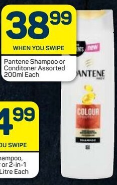 Pick n Pay Pantene Shampoo or Conditioner Assorted 200ml offer