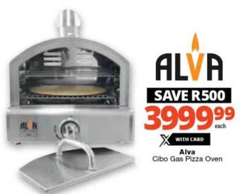 Checkers Alva Cibo Gas Pizza Oven offer