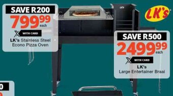 Checkers LK's Stainless Steel Econo Pizza Oven offer