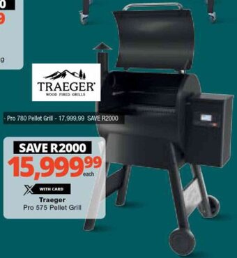 Checkers Traeger Pro 575 Pellet Grill offer