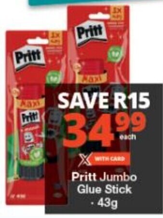 Pritt Jumbo Glue Stick 43g