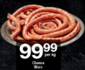 Checkers Cheese Wors offer