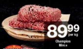 Checkers Champion Mince per kg offer