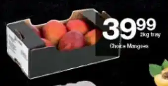 Checkers Choice Mangoes 2kg - tray offer