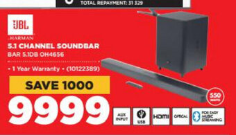 HiFi Corp JBL - 5.1 Channel Soundbar offer