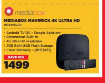 HiFi Corp Mediabox Maverick 4K Ultra HD offer