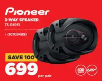 HiFi Corp Pioneer - 3-Way Speaker - TS-R6951 offer