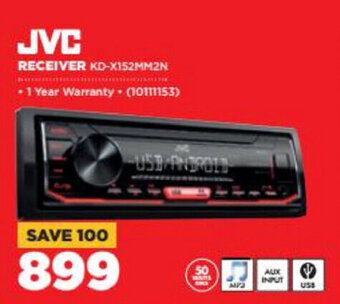 HiFi Corp JVC - Receiver - KD-X152MM2N offer