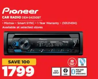 HiFi Corp Pioneer - Car Radio - DEH-S4250BT offer